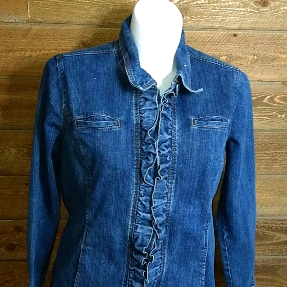 Guns and Roses Customized Jean Jacket Size XXL - Picture 9 of 15